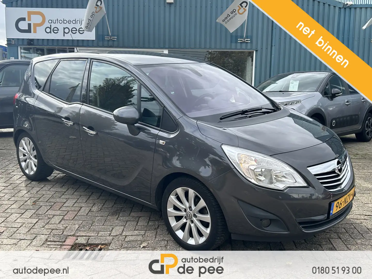 Opel Meriva 1.4 Turbo Cosmo GARANTIE/CLIMA/PDC/TREKHAAK/EL.RAM Grijs - 1