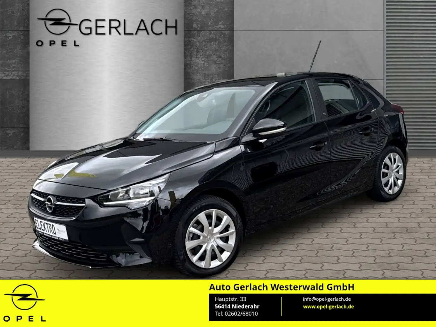 Opel Corsa F e Edition LED Apple CarPlay Android Auto Klimaau Schwarz - 1