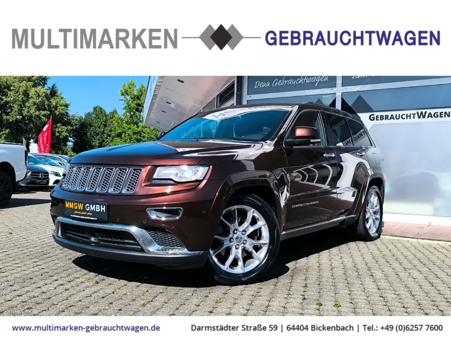 Jeep Grand Cherokee 3.0 CRD Summit Allrad/Luft/Pano/Navi Braun - 1