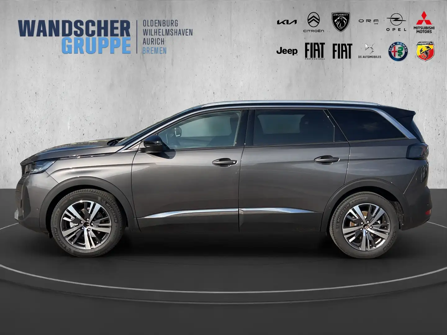 Peugeot 5008 1.2 Hybrid 136 Allure Pack +Kam.+ACC Grau - 2
