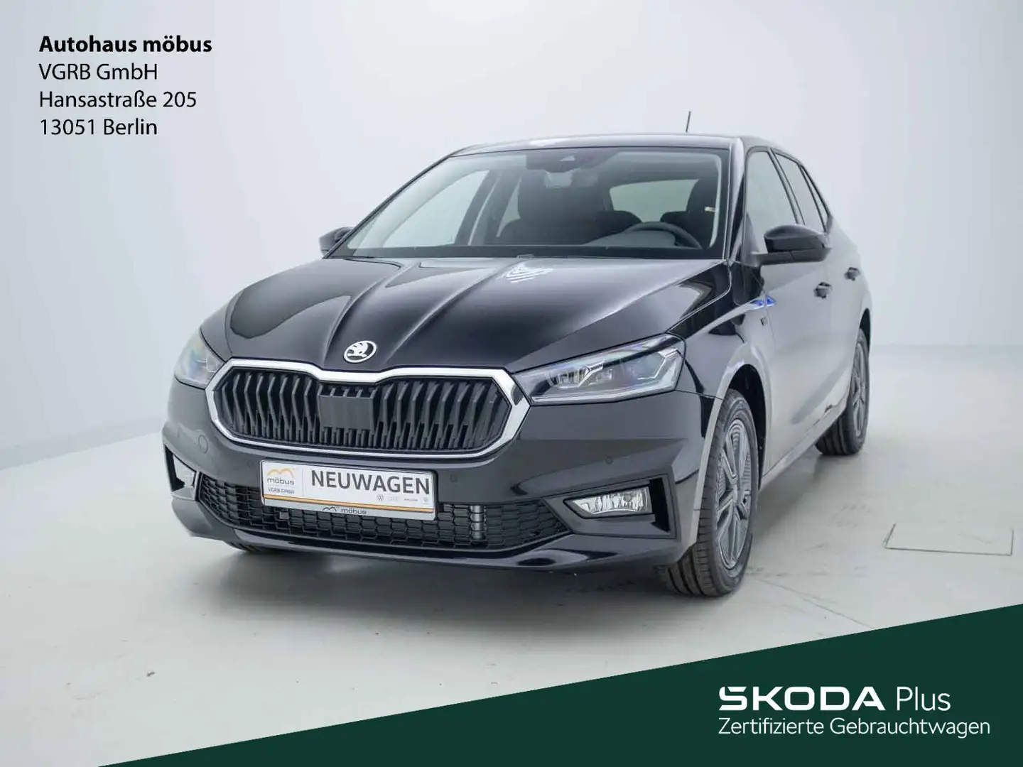 Skoda Fabia 1.0 TSI Tour *RFK*DAB*LED*APP*SHZ*LHZ* Noir - 2