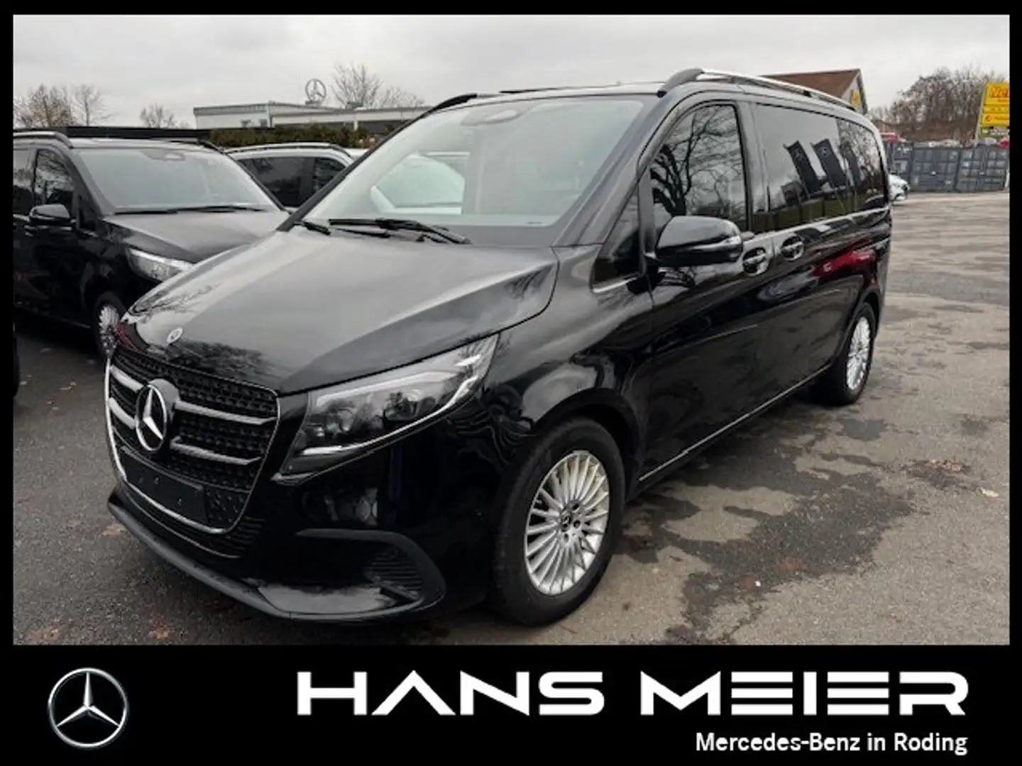 Mercedes-Benz V 300 V 300 d STYLE Kompakt AHK MOPF 6Sitz 360° Kamera Schwarz - 1