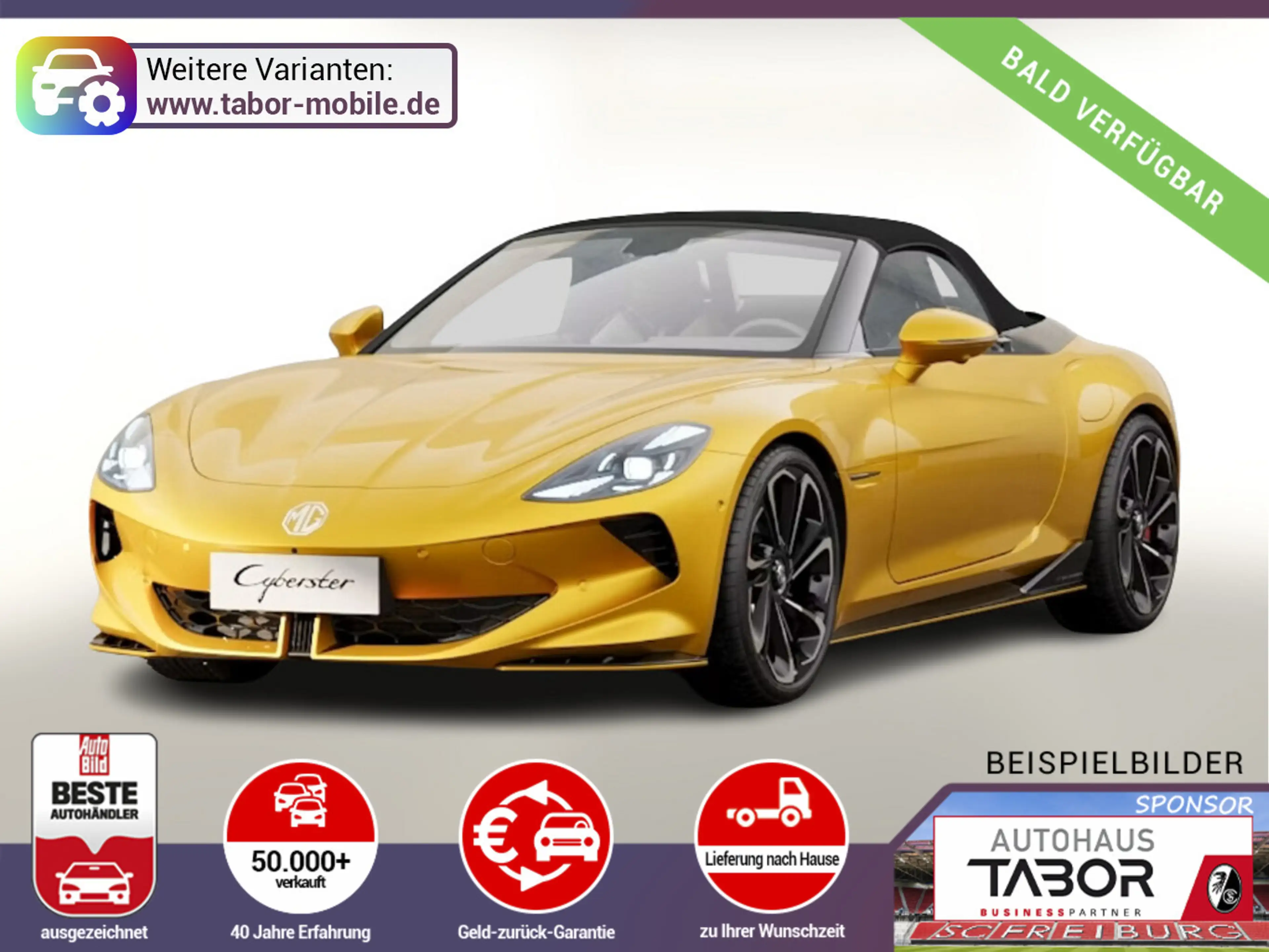 MG Cyberster XPower 77kWh AWD ACC Bose UVP-18%*