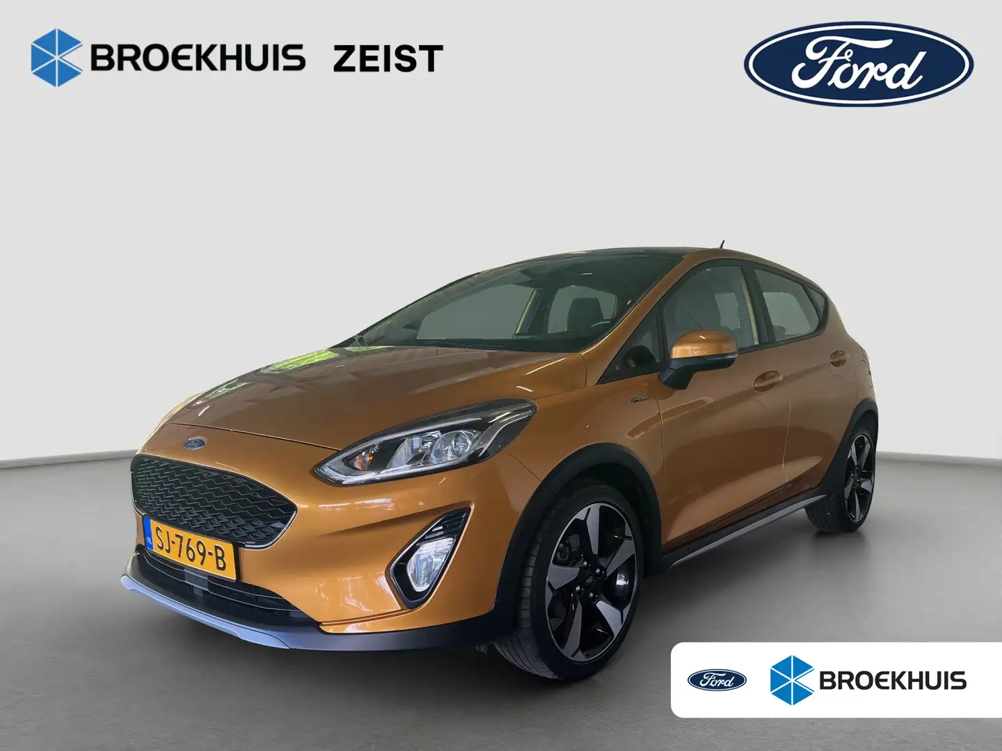 Ford Fiesta 1.0 EcoBoost Active | Panoramadak | Adaptieve crui Geel - 1