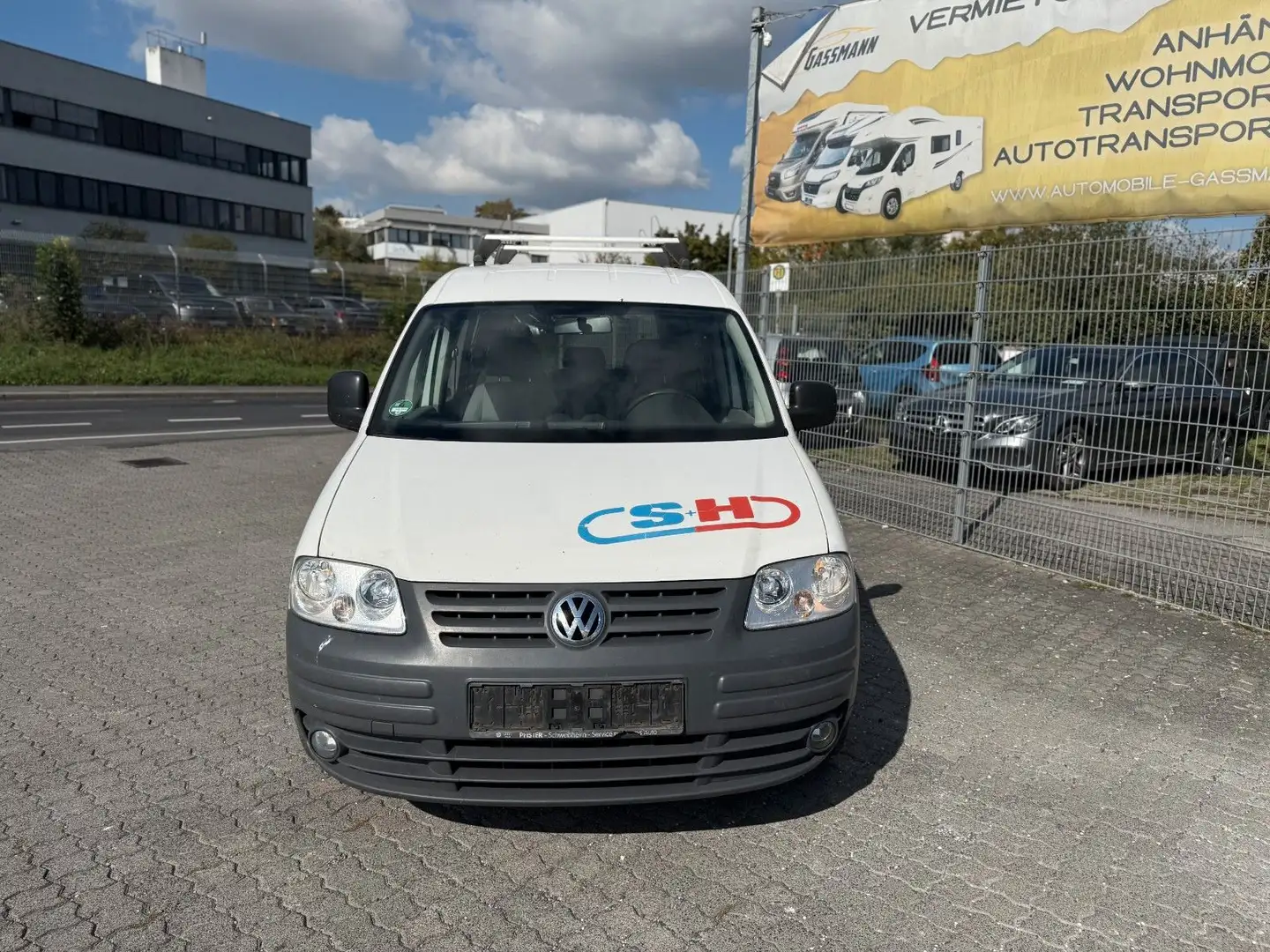 Volkswagen Caddy 1.9 TDI Kombi 5-Sitze Klima AHK Tüv 05.27 Blanc - 2