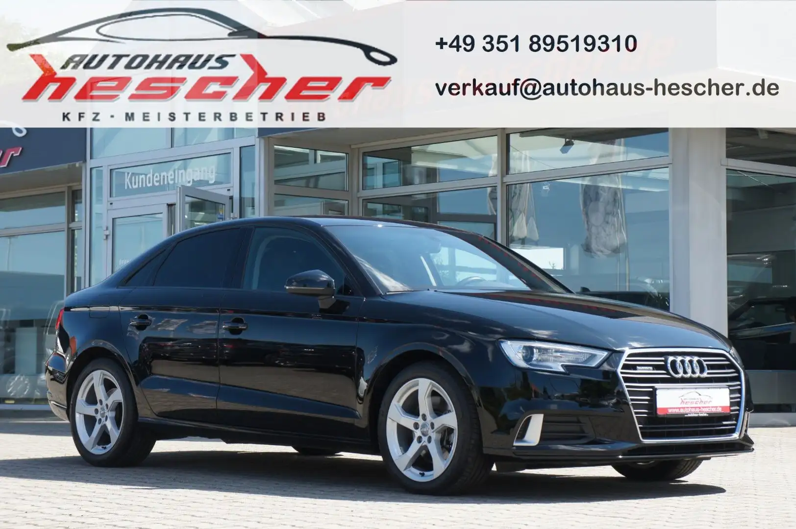 Audi A3 Limousine sport 40 TFSI quattro S-tronic Schwarz - 1