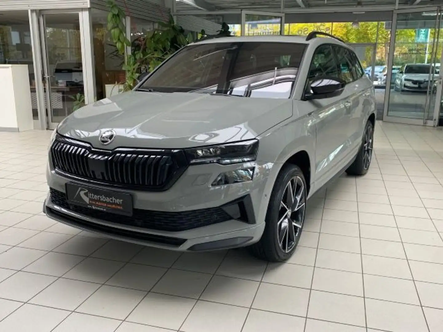 Skoda Karoq Sportline 2.0 TSI DSG 4x4 AHK Navi Kamera Grau - 2