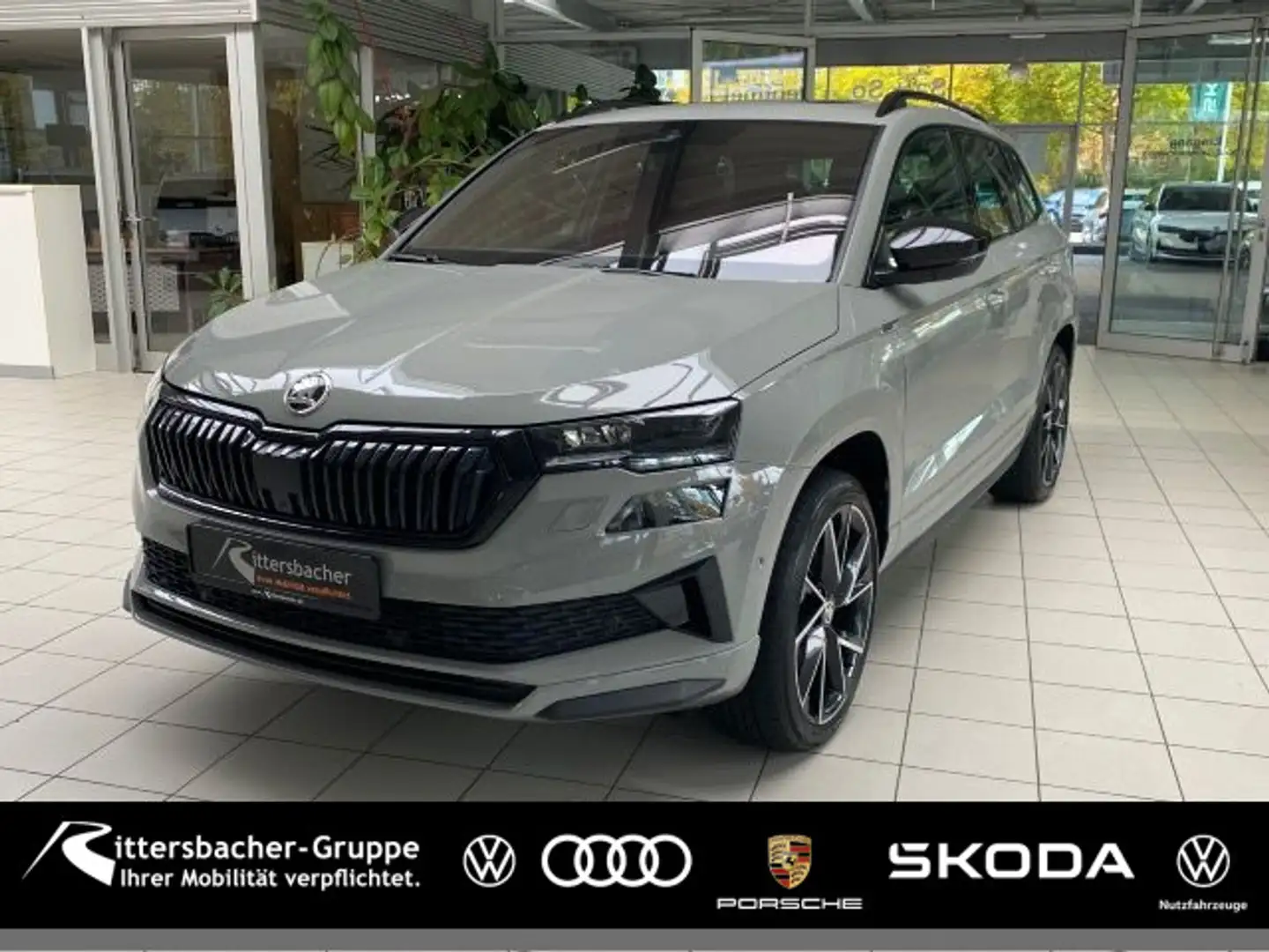 Skoda Karoq Sportline 2.0 TSI DSG 4x4 AHK Navi Kamera Grau - 1