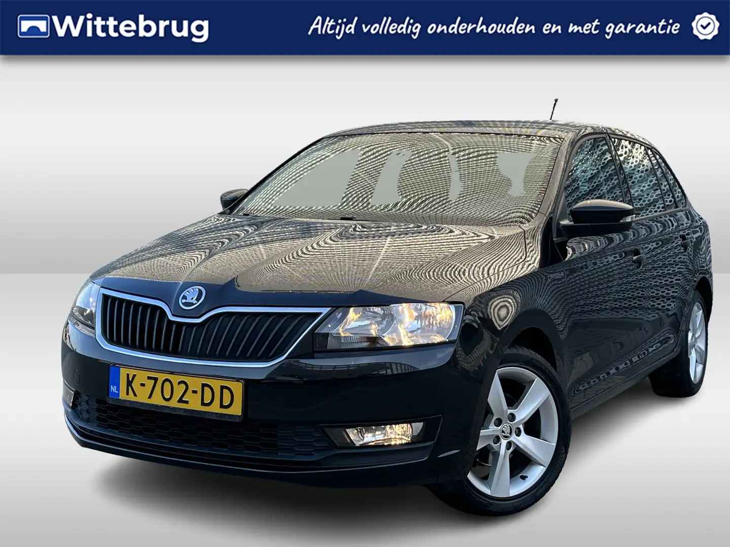 Skoda Rapid/Spaceback 1.0 TSI Greentech Clever / Airco / Stoelverwarming Noir - 1