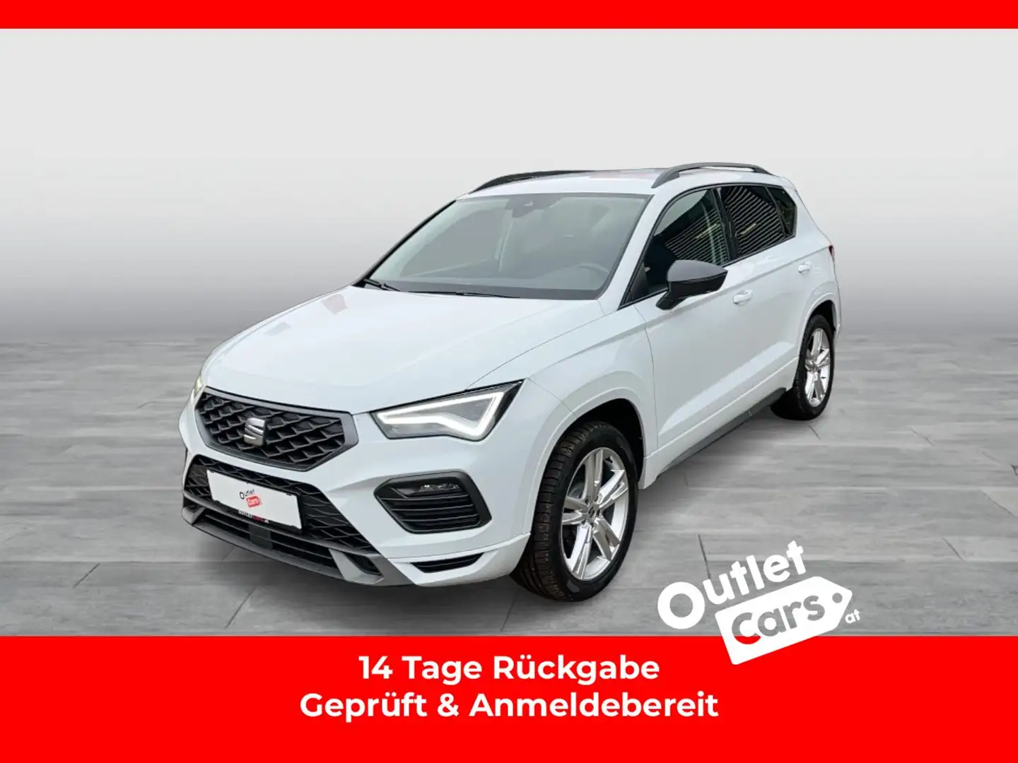 SEAT Ateca 2.0 TDI 4Drive FR LED+ASSIST+RFK+RADAR+AHK Weiß - 1