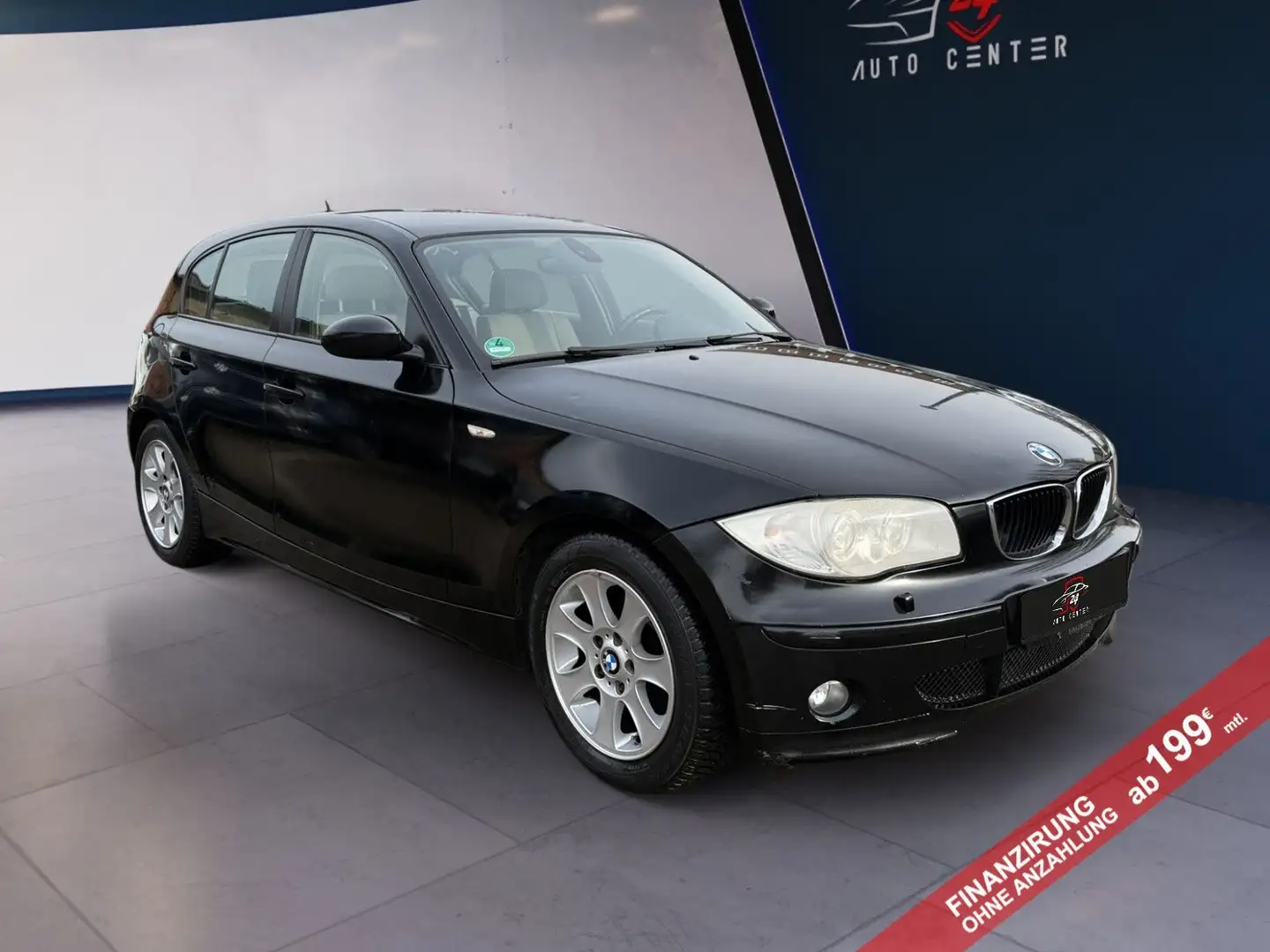 BMW 120 d Limousine Automatik/Leder/PDC Negro - 1