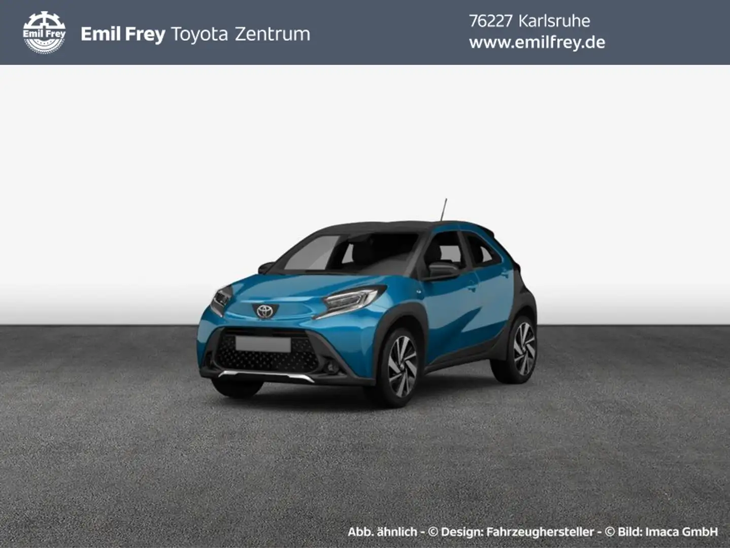 Toyota Aygo X X S-CVT Teamplayer 53 kW, 5-türig Tageszulass Blau - 1