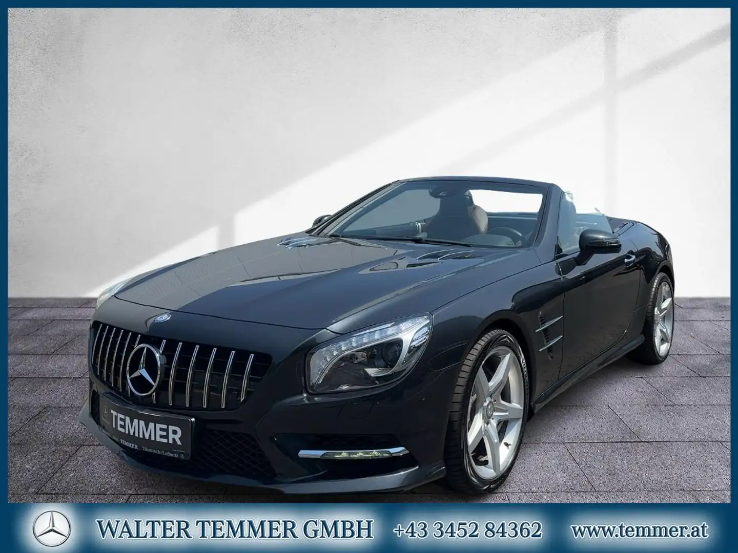 Mercedes-Benz SL 500 AMG Line Comand Pano Ambiente Sitzklima Schwarz - 1