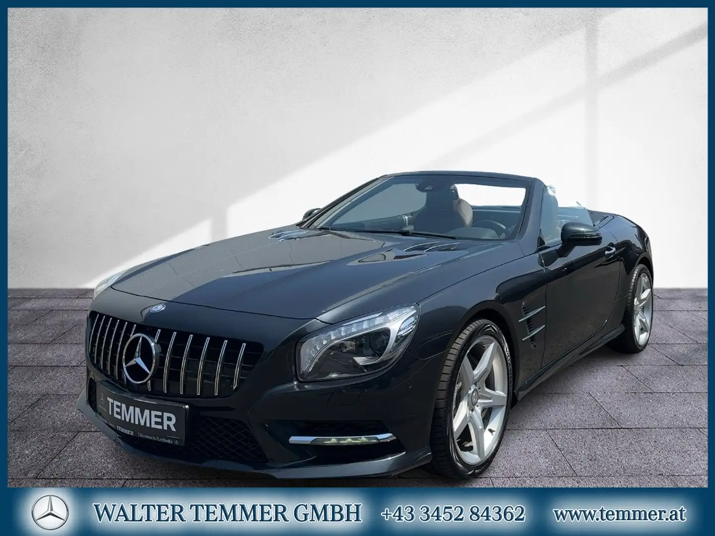 Mercedes-Benz SL 500 AMG Line Comand Pano Ambiente AUT PTS Sitzklima Schwarz - 1
