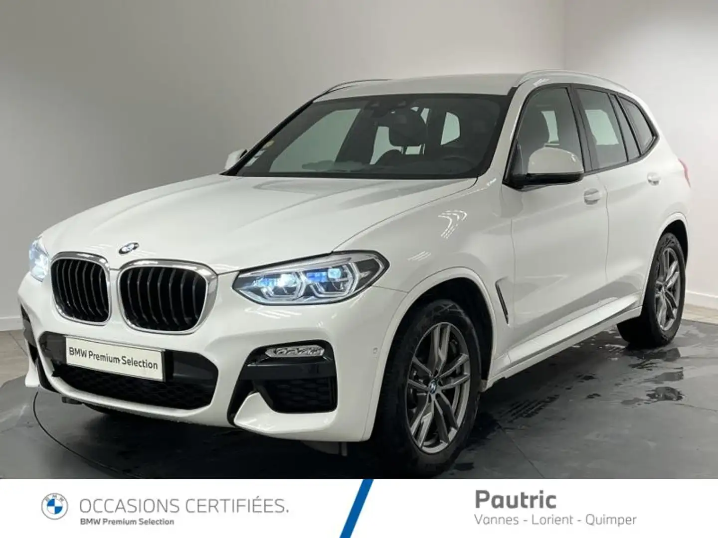 BMW X3 sDrive18dA 150ch M Sport Euro6c Weiß - 1