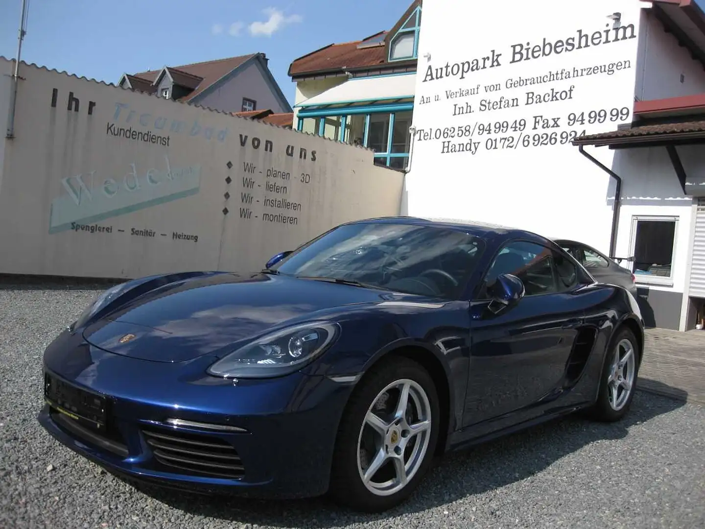 Porsche Cayman 718 Cayman PDK 1.HD dt. Fzg. Blau - 1