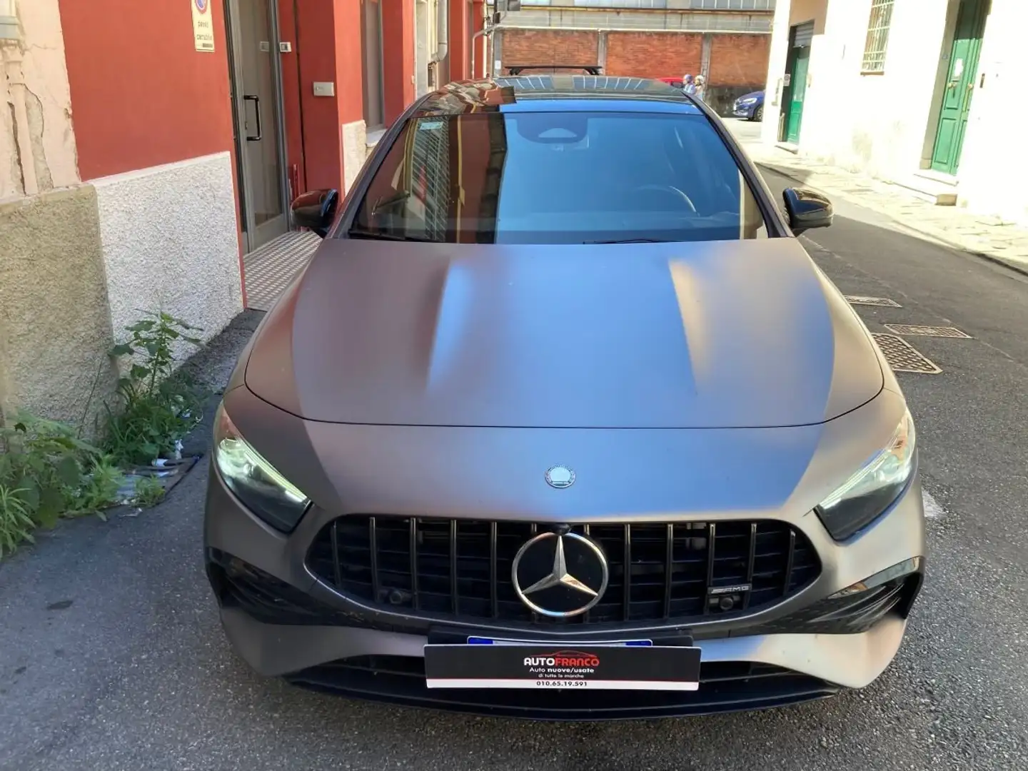 Mercedes-Benz A 35 AMG Line Premium plus 4matic auto,1 TAGLIANDO, 05/26GR Gris - 2