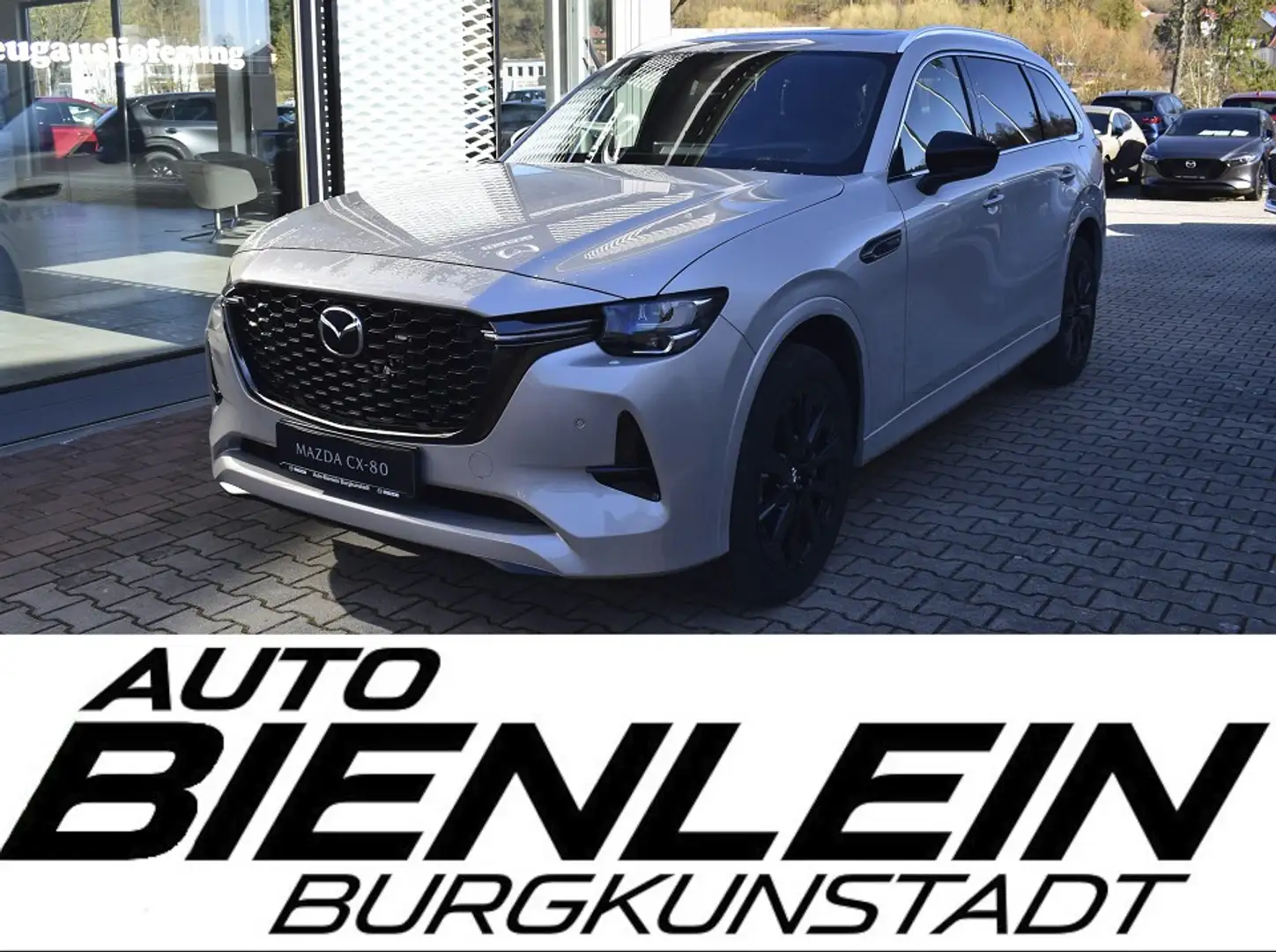 Mazda CX-80 3.3 254PS AWD Homura Plus 6 Sitze alle Pakete Bose Stříbrná - 1