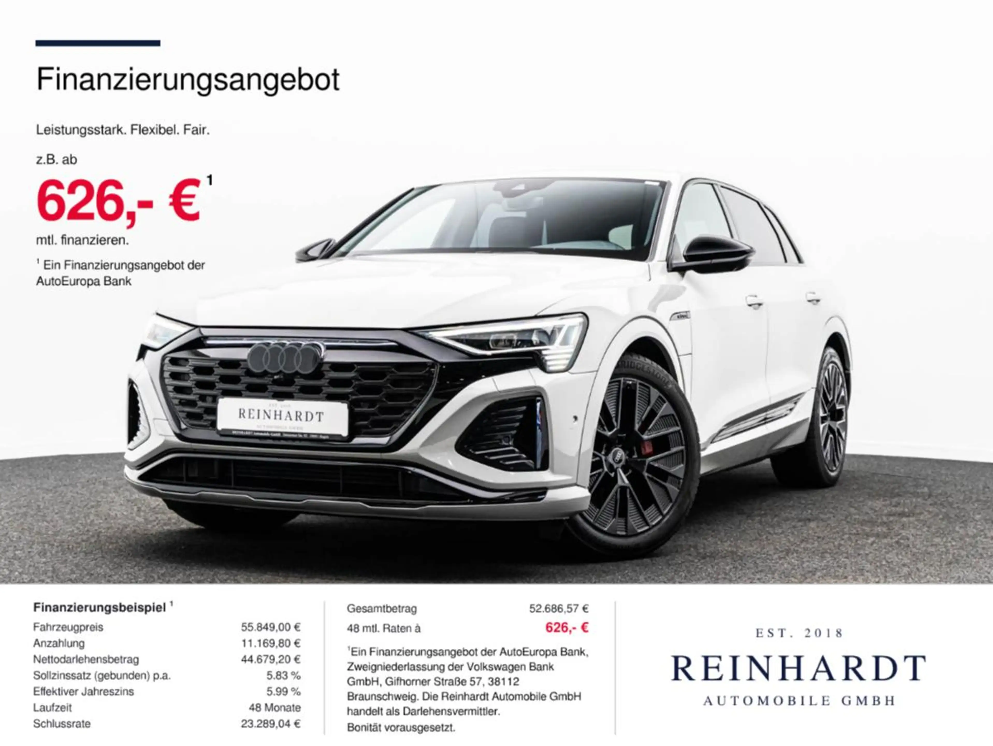 Audi Q8 e-tron 55 2x S LINE 21Z./BLACK ACC/SIDE/360°