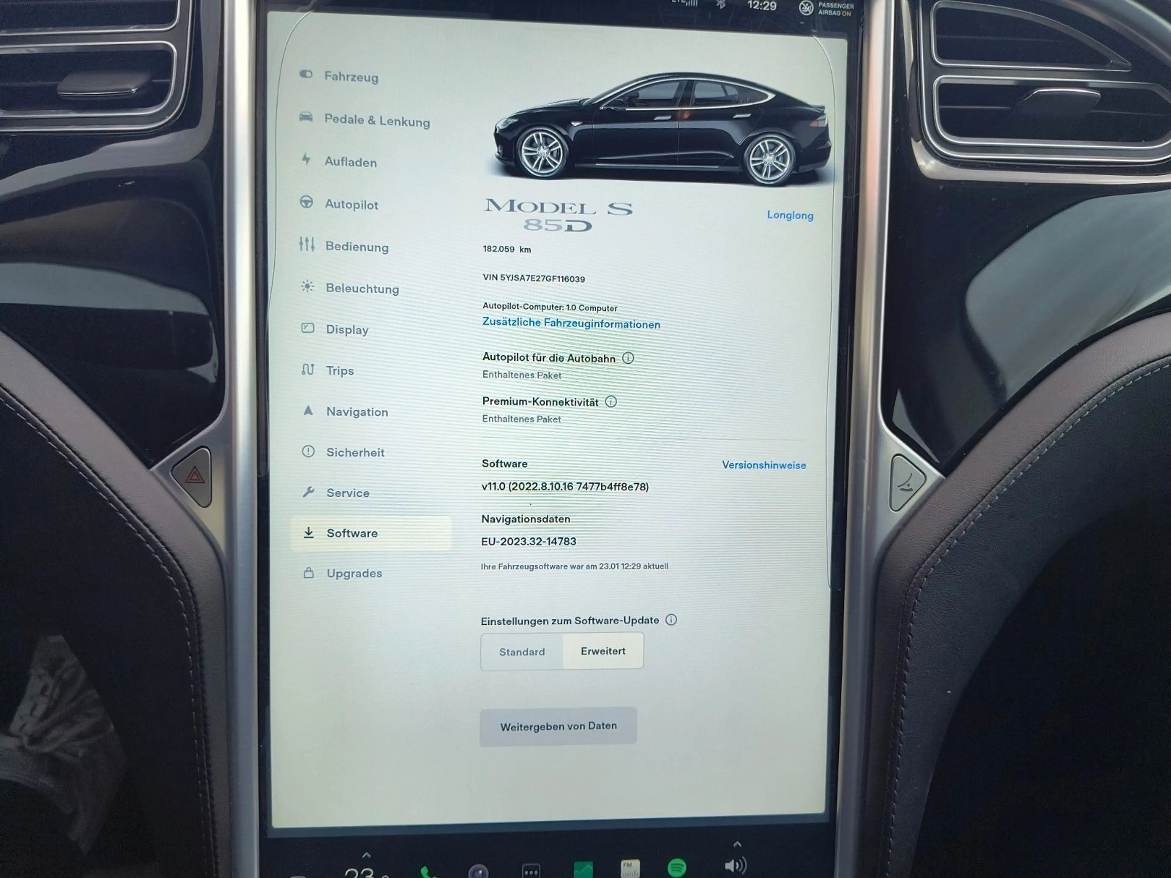 Tesla Model S 85D, neue Batterie, CCS Adapter — photo 14