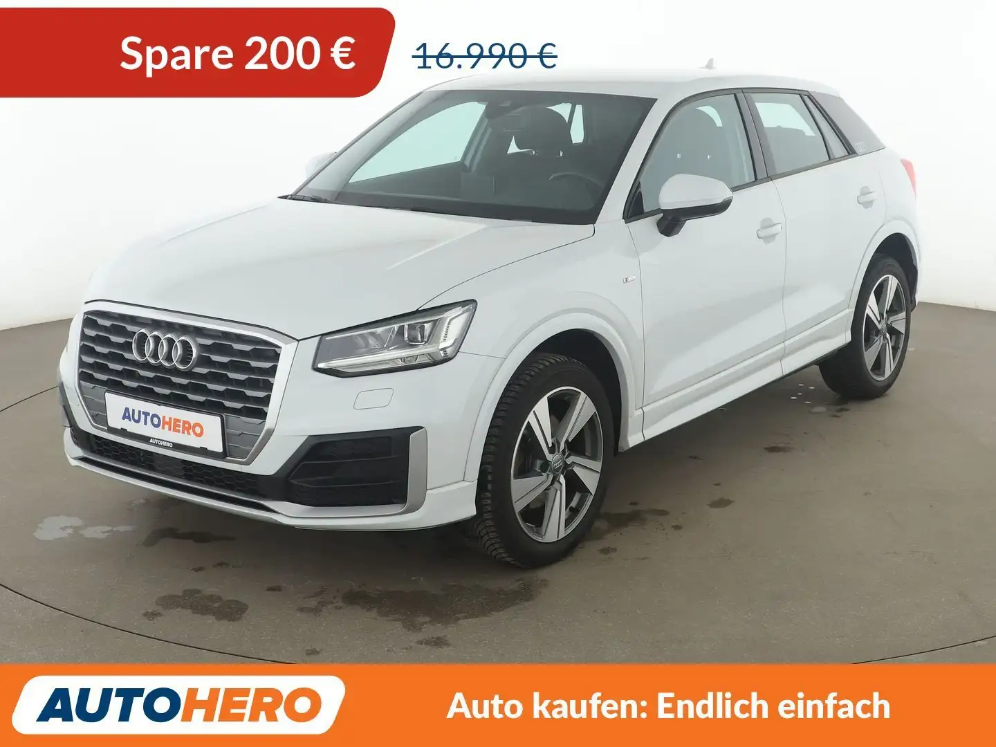 Audi Q2 1.6 TDI Sport edition*LED*NAVI*ACC*PDC*SHZ*KLIMA* Blanc - 1