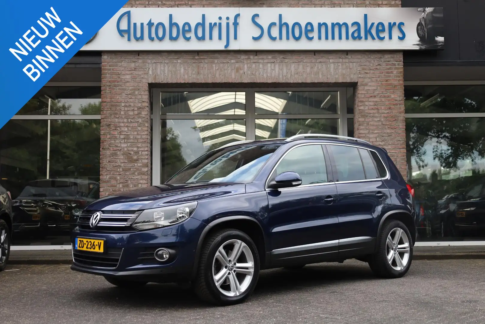 Volkswagen Tiguan 1.4 TSI Sport&Style TREKHAAK 2xPDC STOELVERW. CRUI Blauw - 1