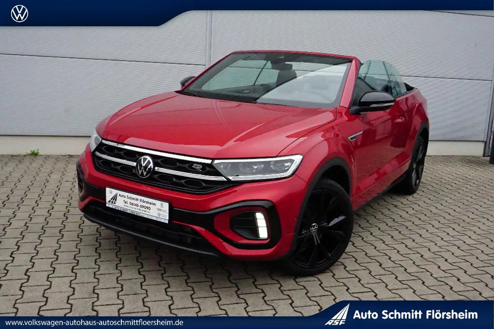 Volkswagen T-Roc Cabriolet R-Line 1.5 TSI 7-Gang-DSG Navi,RFK,AHK Rot - 2