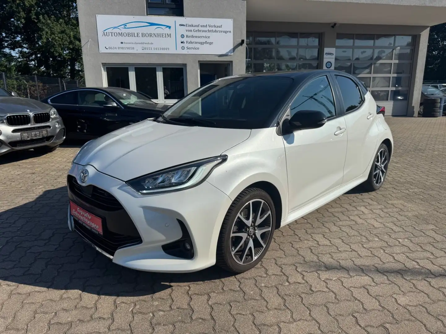 Toyota Yaris Style*TwoTone*Head Up*TOTEN*SPUR*KAM* Wit - 1