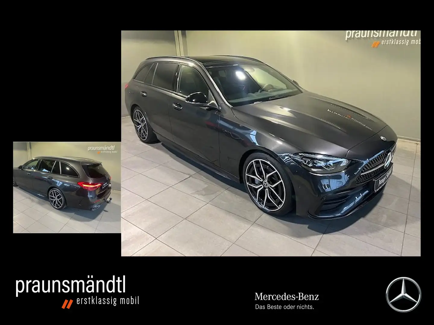 Mercedes-Benz C 300 d T AMG Night Pano/AHK/Kamera/LED/MBUX/Tot Grau - 1