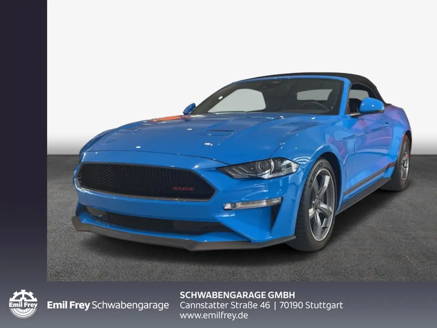 Ford Mustang Convertible 5.0 Ti-VCT V8 Aut. GT 330 kW, Blau - 1