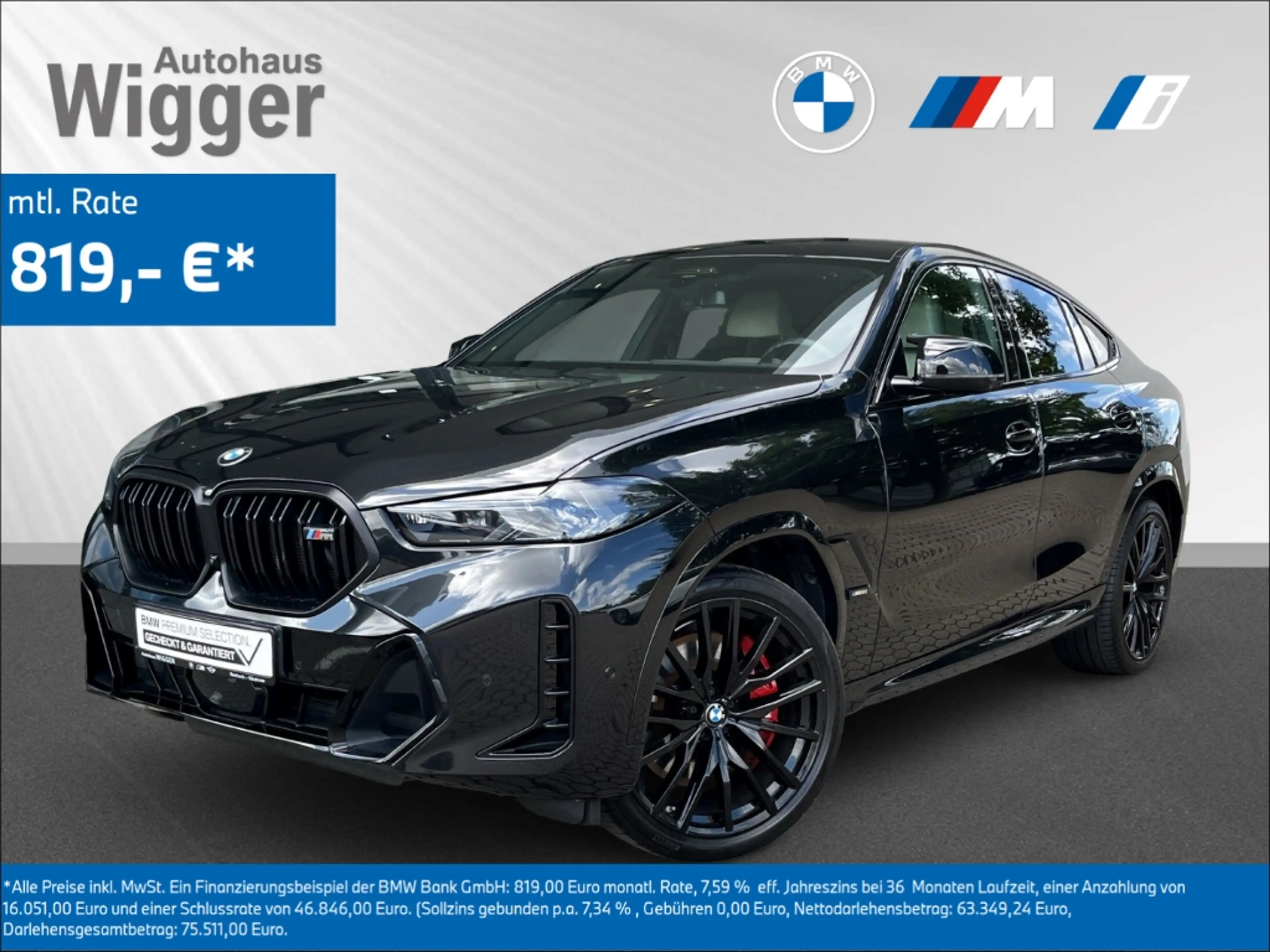 BMW X6 i xDrive/M Sport Pro/StandHZG/AHK/Leder