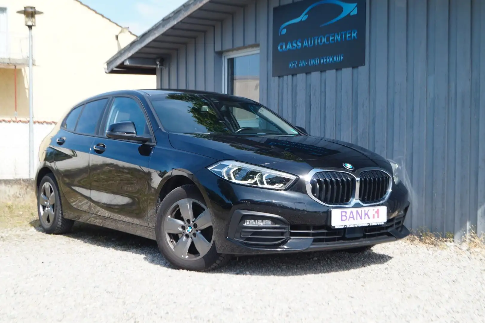 BMW 118 d Advantage|Autom.|AHK|LED|SHZ| Negro - 1