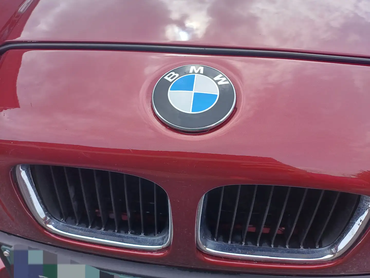 BMW 850 BMW 850 i A 5.0 V12 bordeaux cuir noir Rood - 2