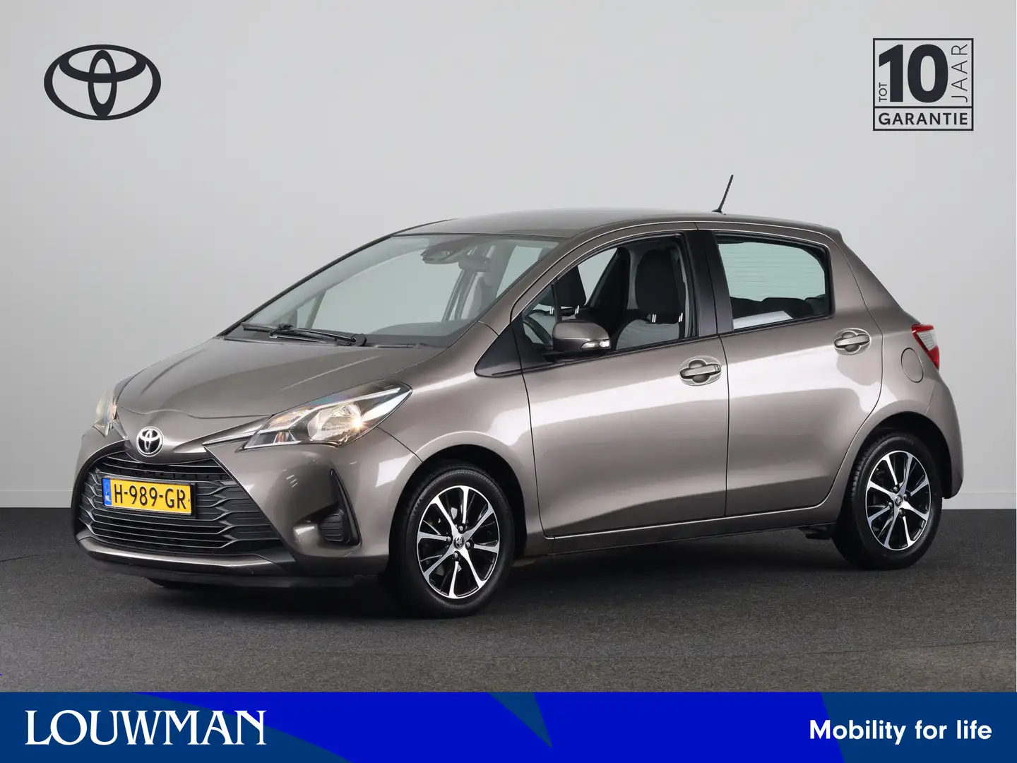 Toyota Yaris 1.0 VVT-i Connect | Apple Carplay -/ Android Auto Gris - 1