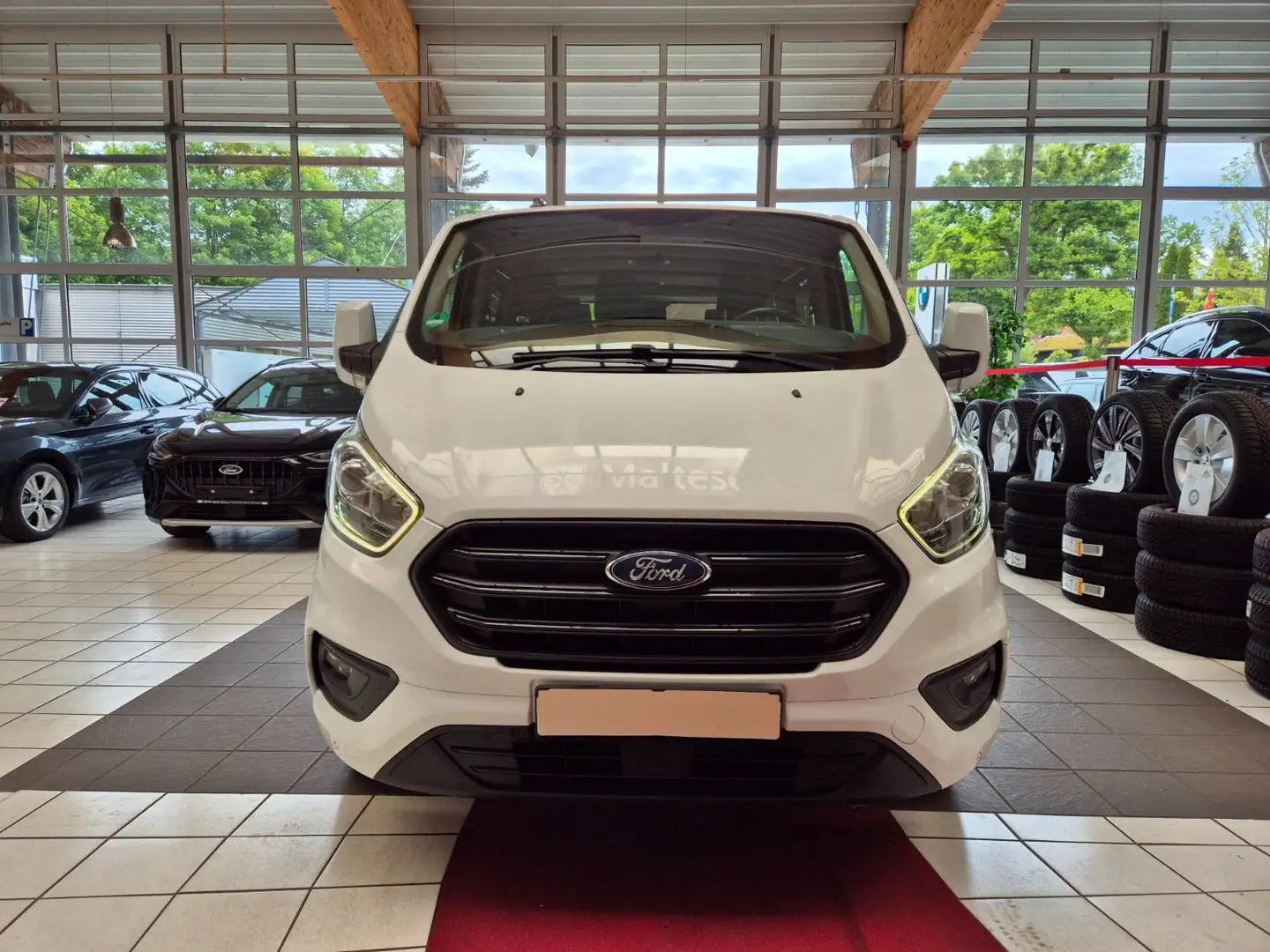Ford Transit Custom Klima PDC 9 Sitzer 1HD Bianco - 1
