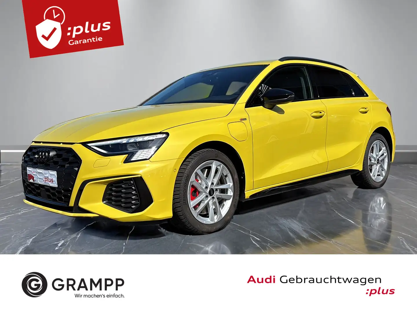 Audi A3 S line 45 TFSIe S-tronic +AHK+OPTIK Gelb - 1