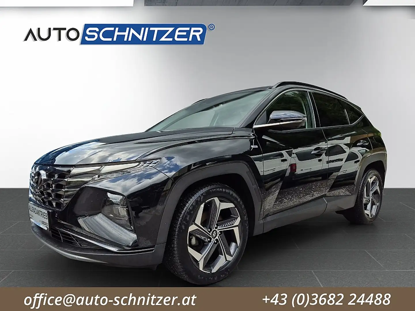 Hyundai TUCSON Tucson 1,6 CRDI 4WD 48V Prestige Line DCT Schwarz - 1
