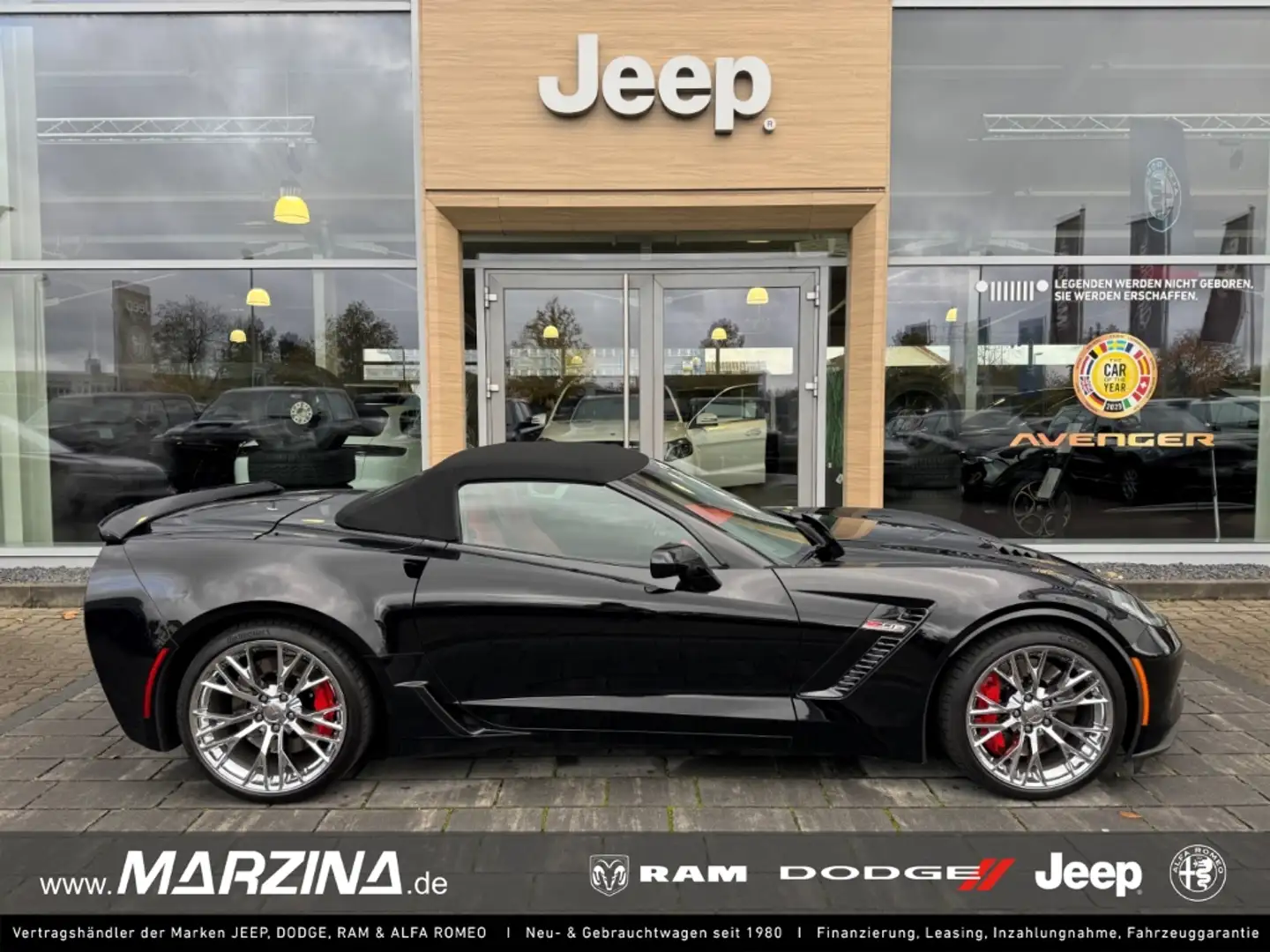 Corvette Z06 C7 Cabrio Schalter Unfallfrei Negro - 1