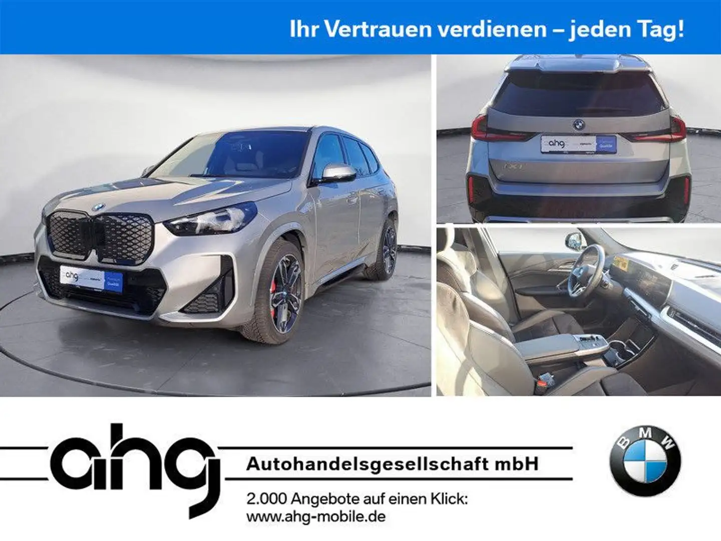 BMW iX1 eDrive20 Navi Tempom.aktiv Bluetooth PDC Kur Silber - 1