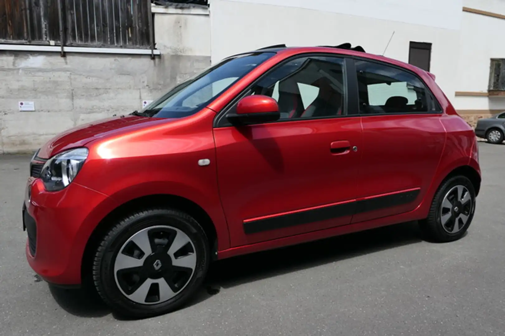 Renault Twingo Liberty 24500 km! Klima! Faltdach! SHZ! Rot - 1