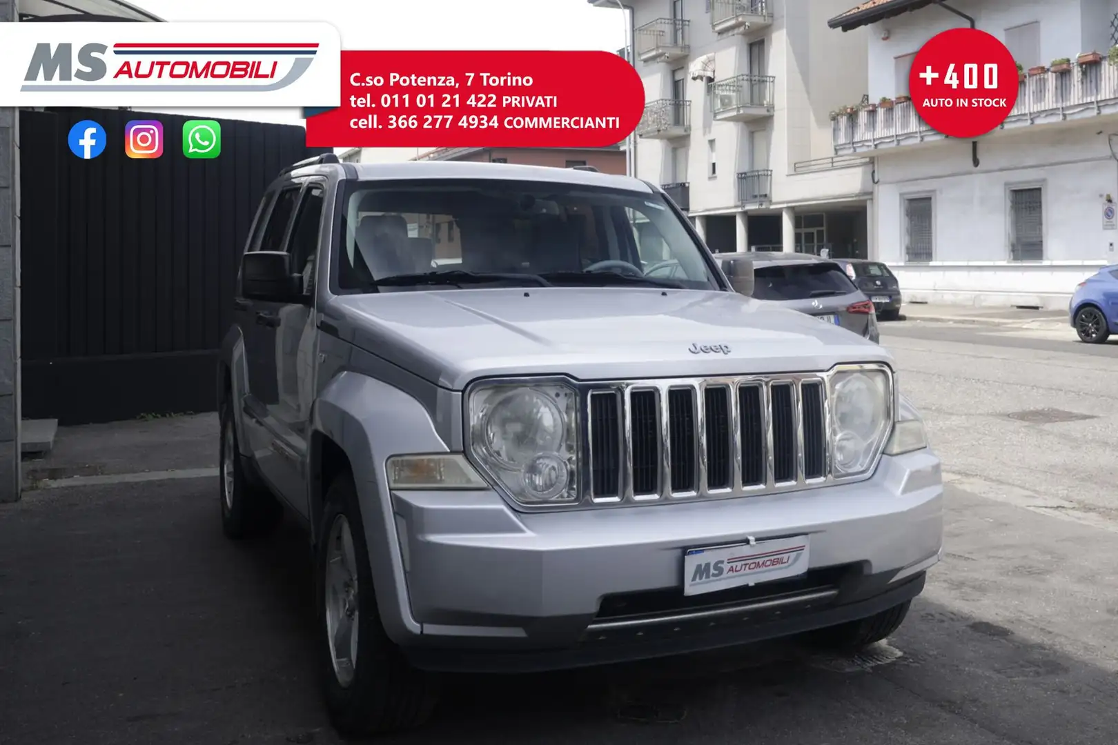 Jeep Cherokee Jeep Cherokee 2.8 CRD DPF Limited 130KW ANNO 2010 Grigio - 1
