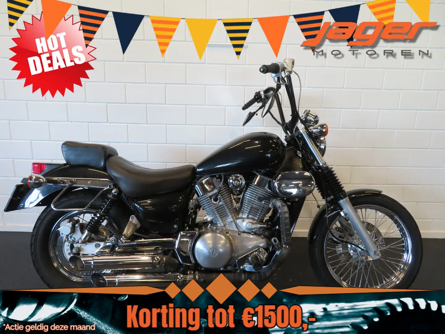 Kawasaki VN 1500 VULCAN MOOIE KNAAP! Zwart - 1