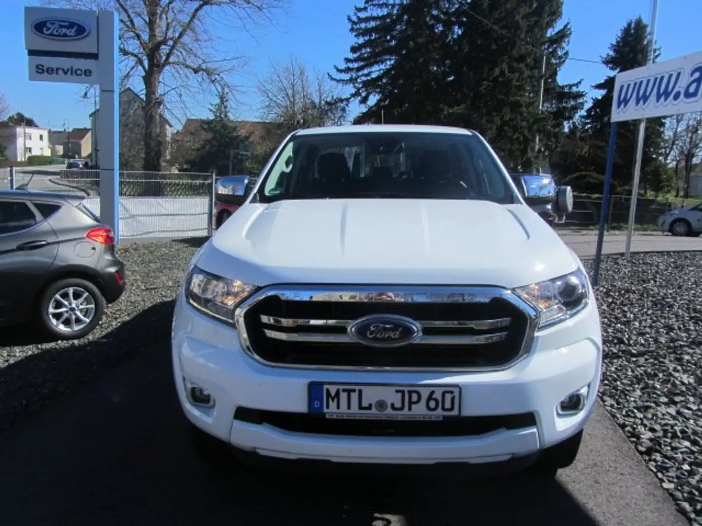 Ford Ranger Doppelkabine 4x4 XLT*ALU*CHROM*AHZV* Weiß - 2