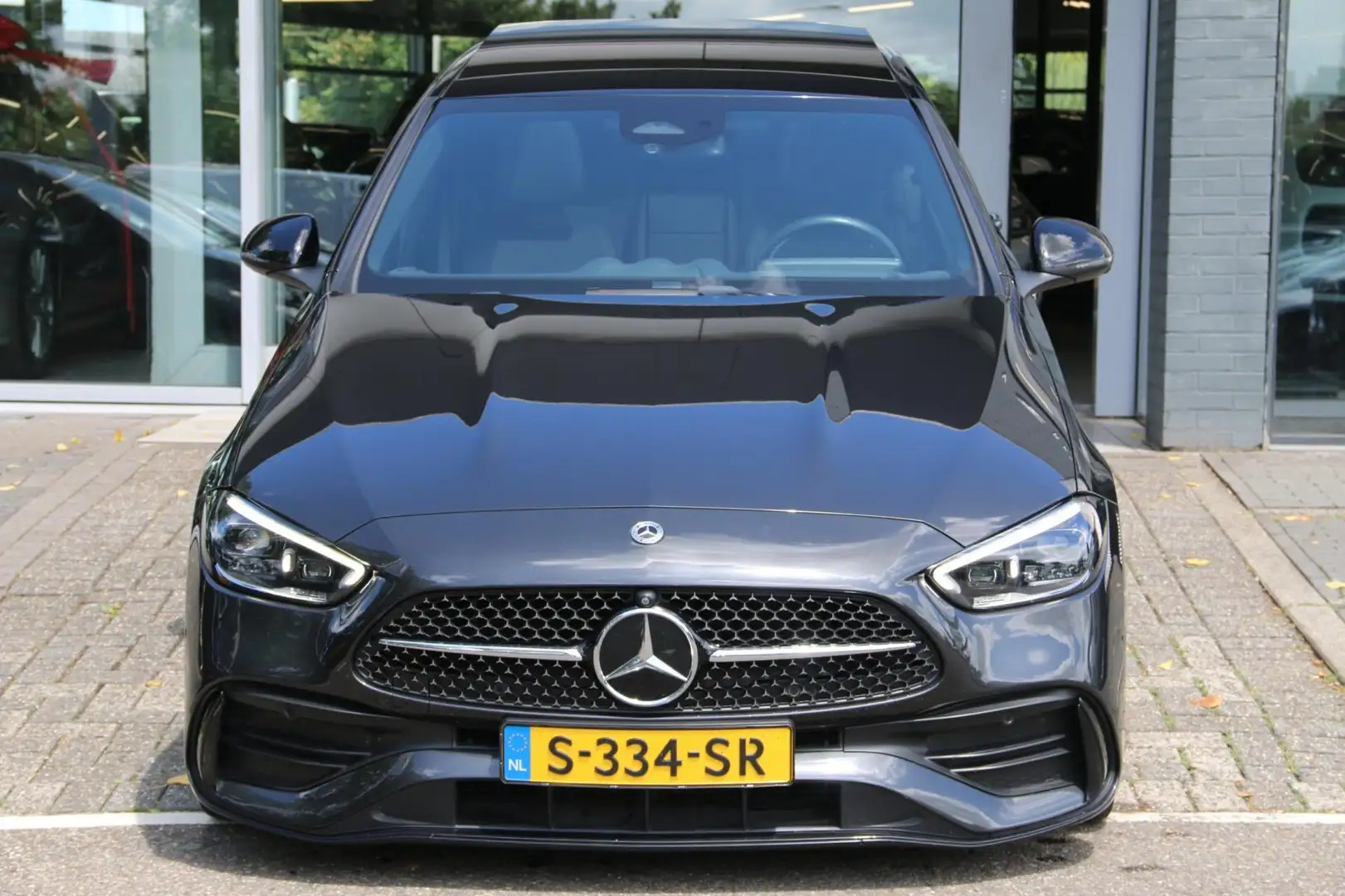Mercedes-Benz C 300 e AMG Line Limited PANO-DAK SFEERVERLICHTING! Grijs - 2