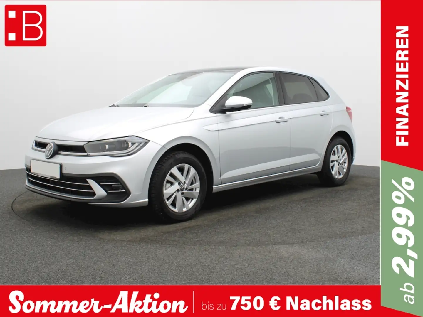 Volkswagen Polo 1.0 TSI DSG Style PANO IQ.DRIVE KAMERA NAVI Silber - 1