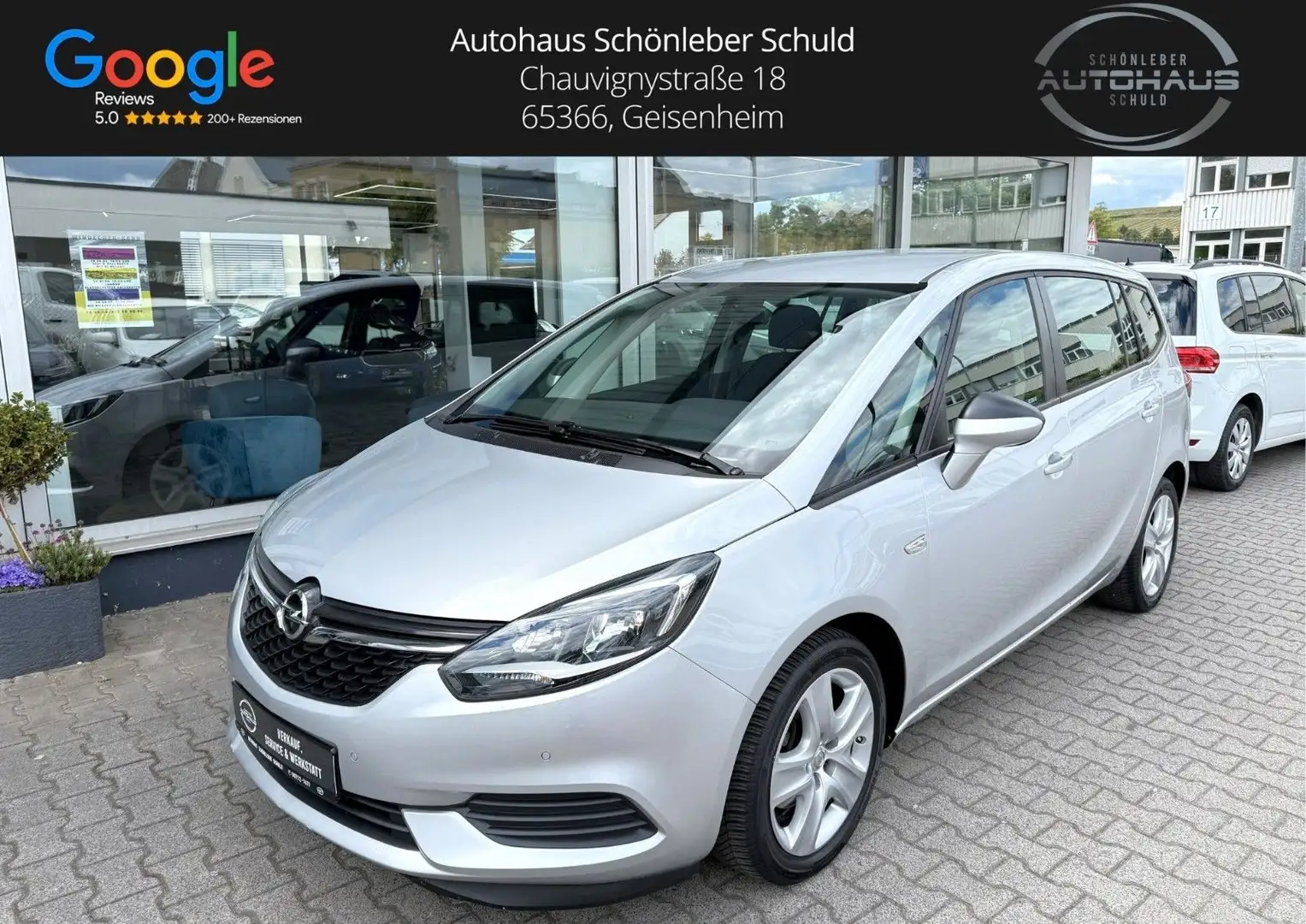 Opel Zafira C Edition *2. HD*SITZH*CARPLAY*ALLW*MWST* srebrna - 1