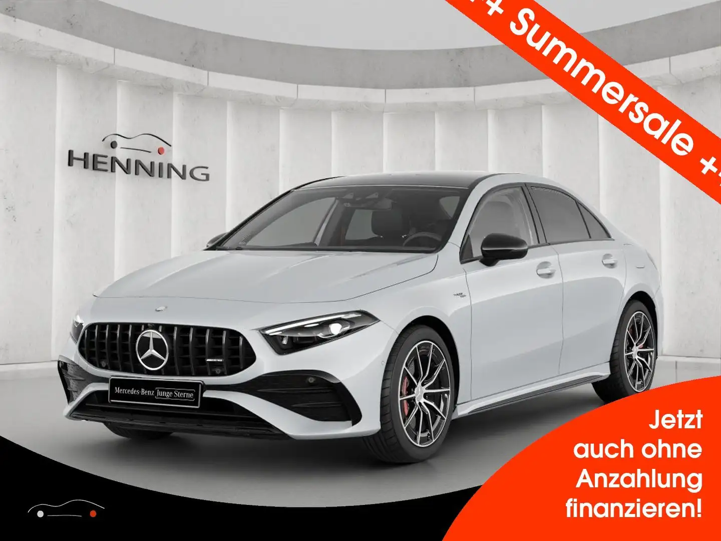 Mercedes-Benz A 35 AMG 4M Limo Night Pano Burm HUD Distro 360° Blanco - 1
