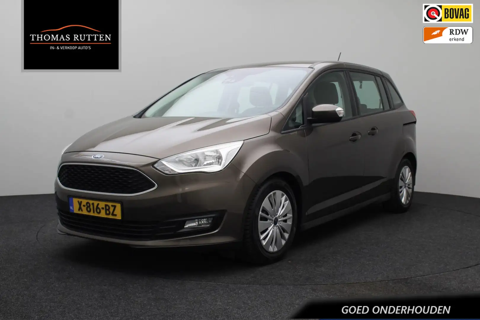 Ford Grand C-Max 1.0 Trend 7 Persoons 2018 | Airco | Cruise Control Braun - 1