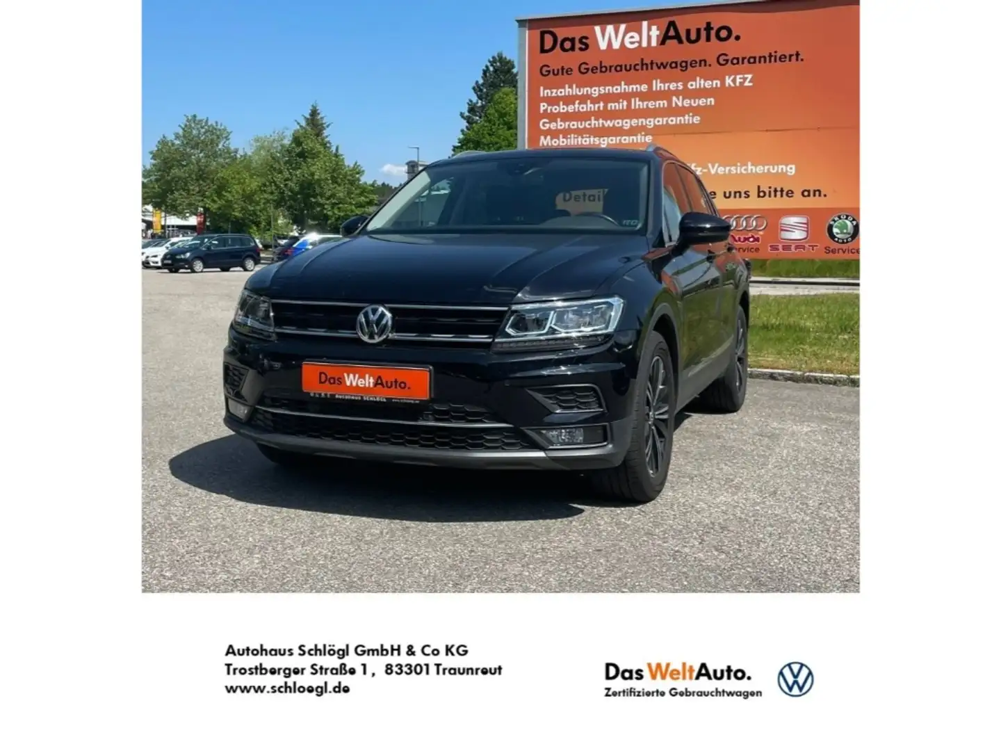 Volkswagen Tiguan BMT Start-Stopp 2.0 TDI EU6d-T Highline Navi LED B Zwart - 1