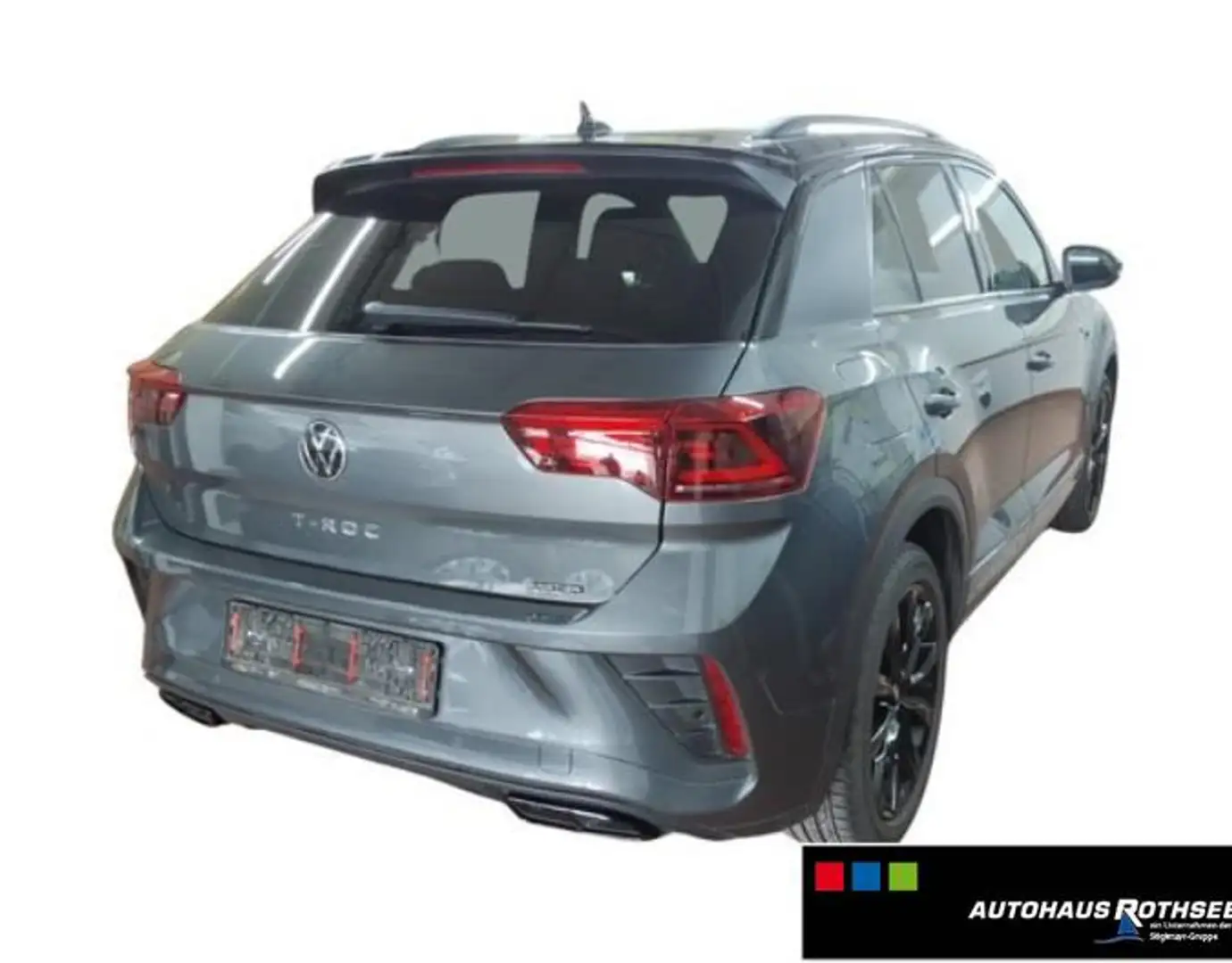 Volkswagen T-Roc R-line 2.0 TSI 4-Motion ACC+BEATS+IQ-LIGHT+STANDHZ Grijs - 2